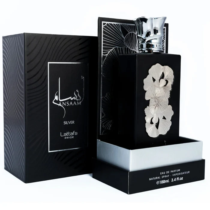 Ansaam Silver 100ml EDP from Lattafa's Luxury Range
